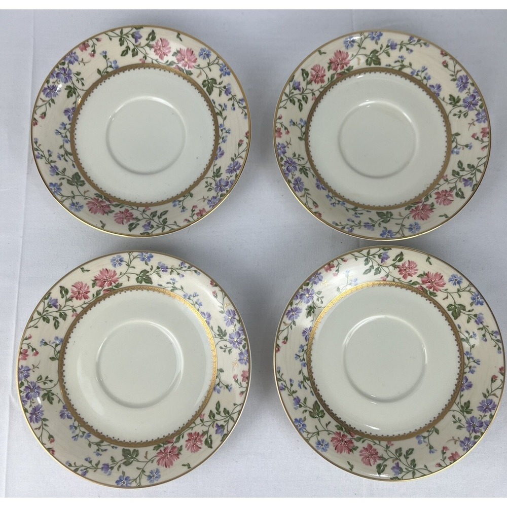 Spring Moire by MIKASA Tea Saucer Set‎ Of 4